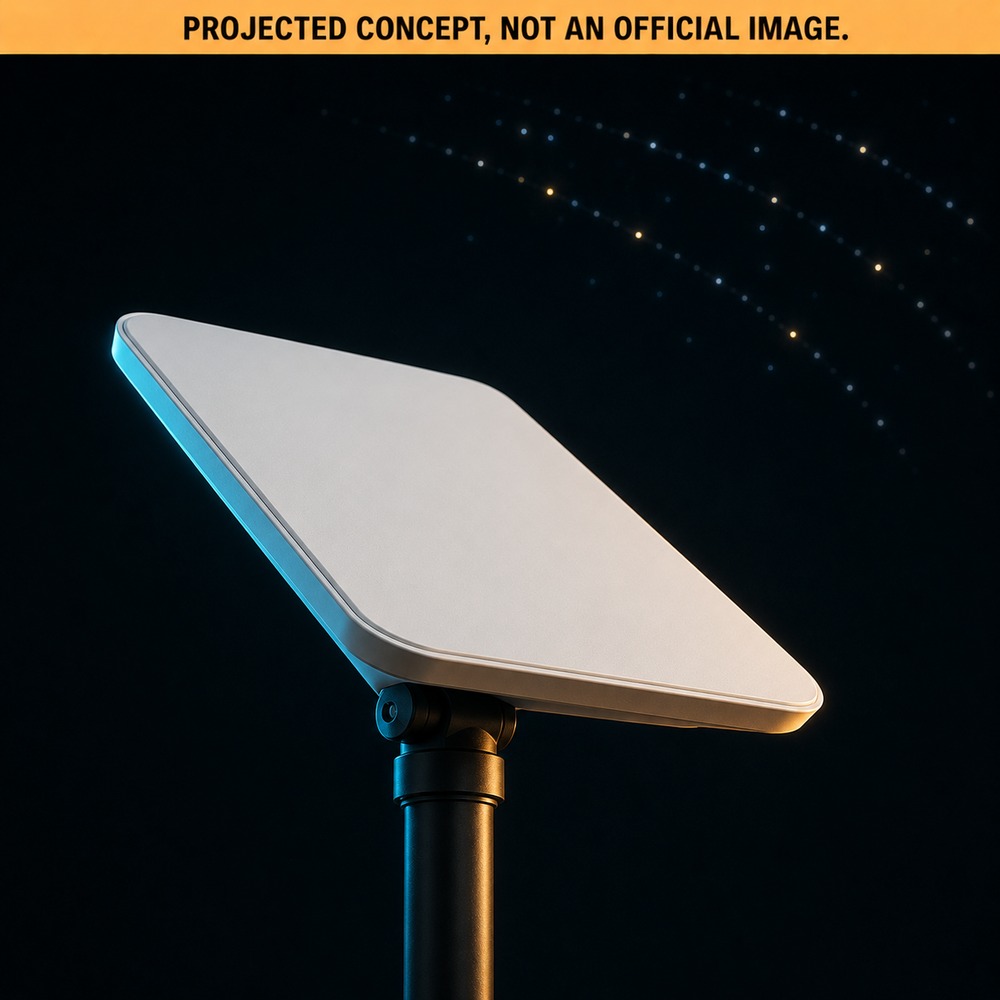 Concept art, not an official photo: Amazon Leo Satellite Broadband