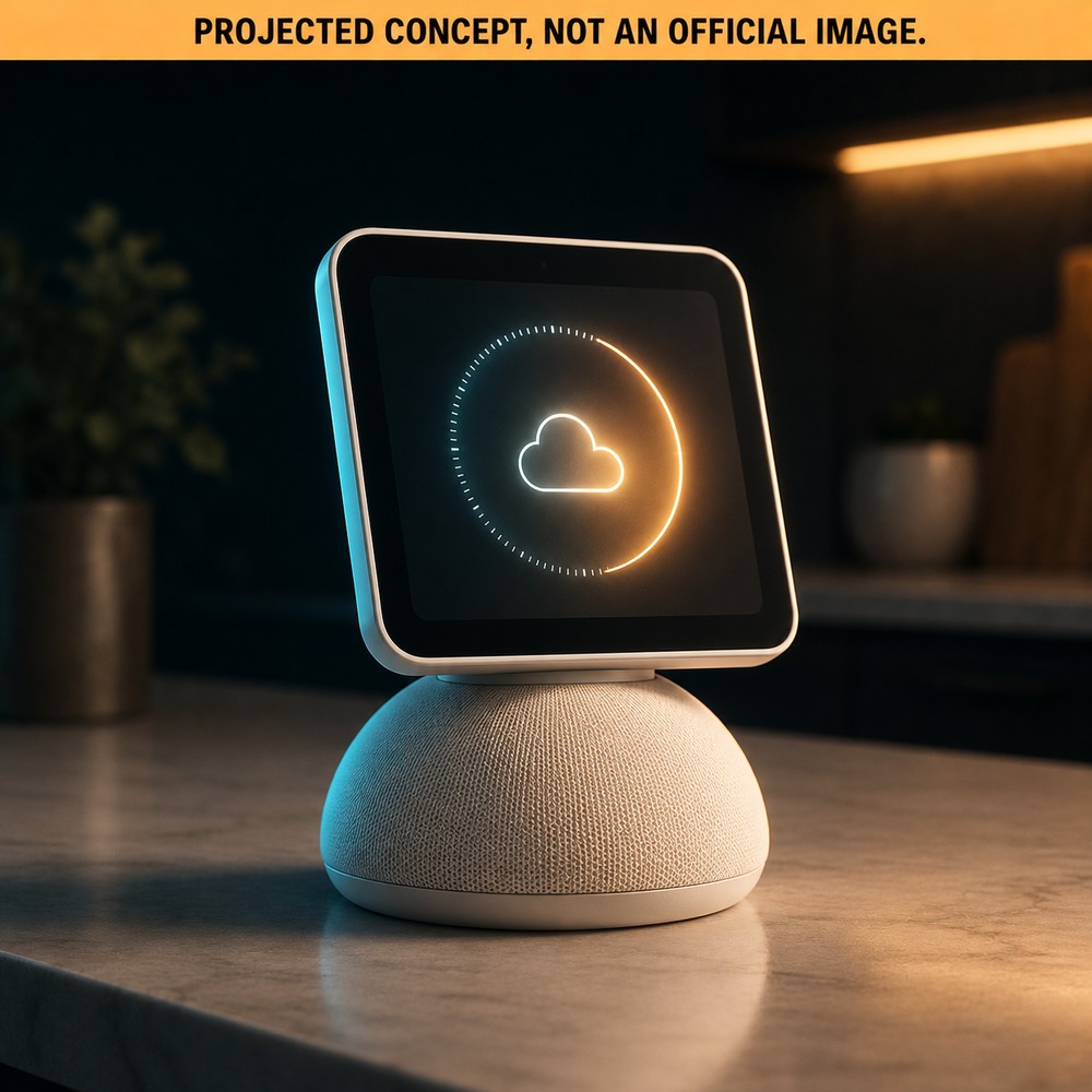 Concept art, not an official photo: Apple AI Home Hub