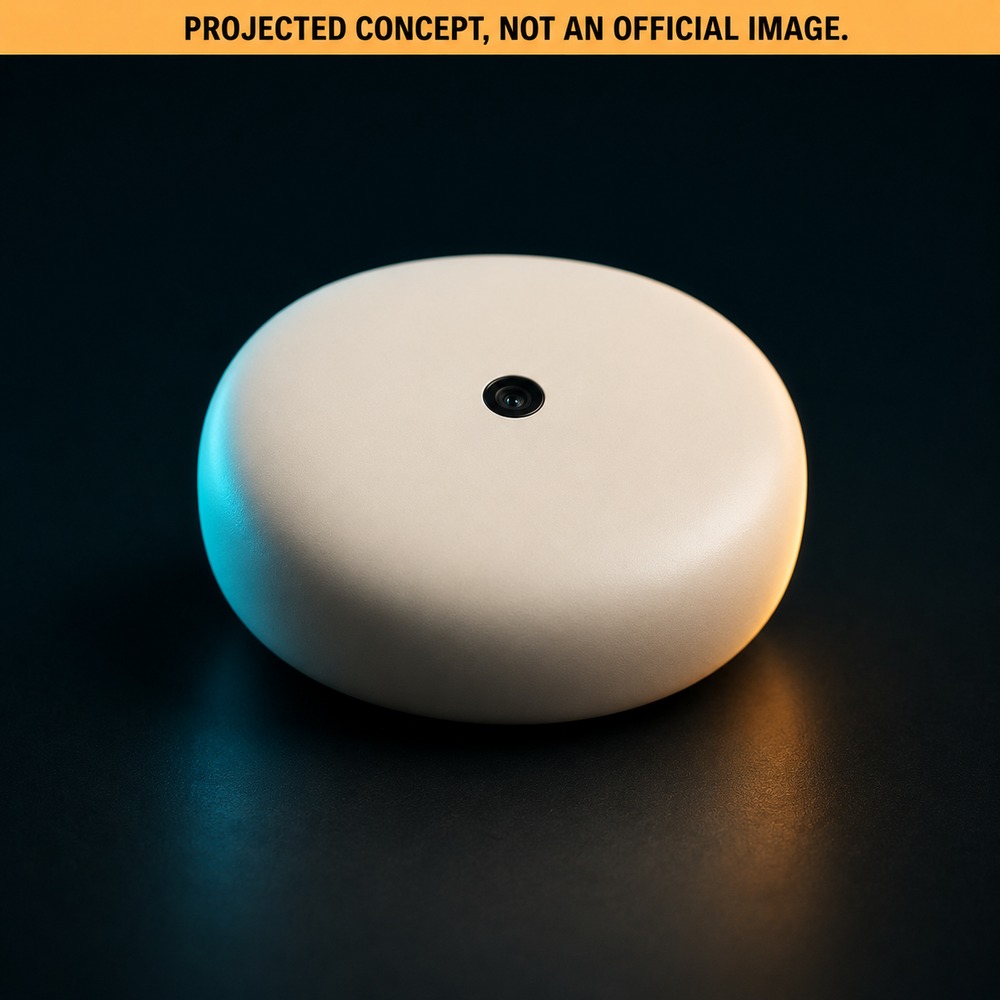 Concept art, not an official photo: OpenAI + Jony Ive Screenless AI Companion